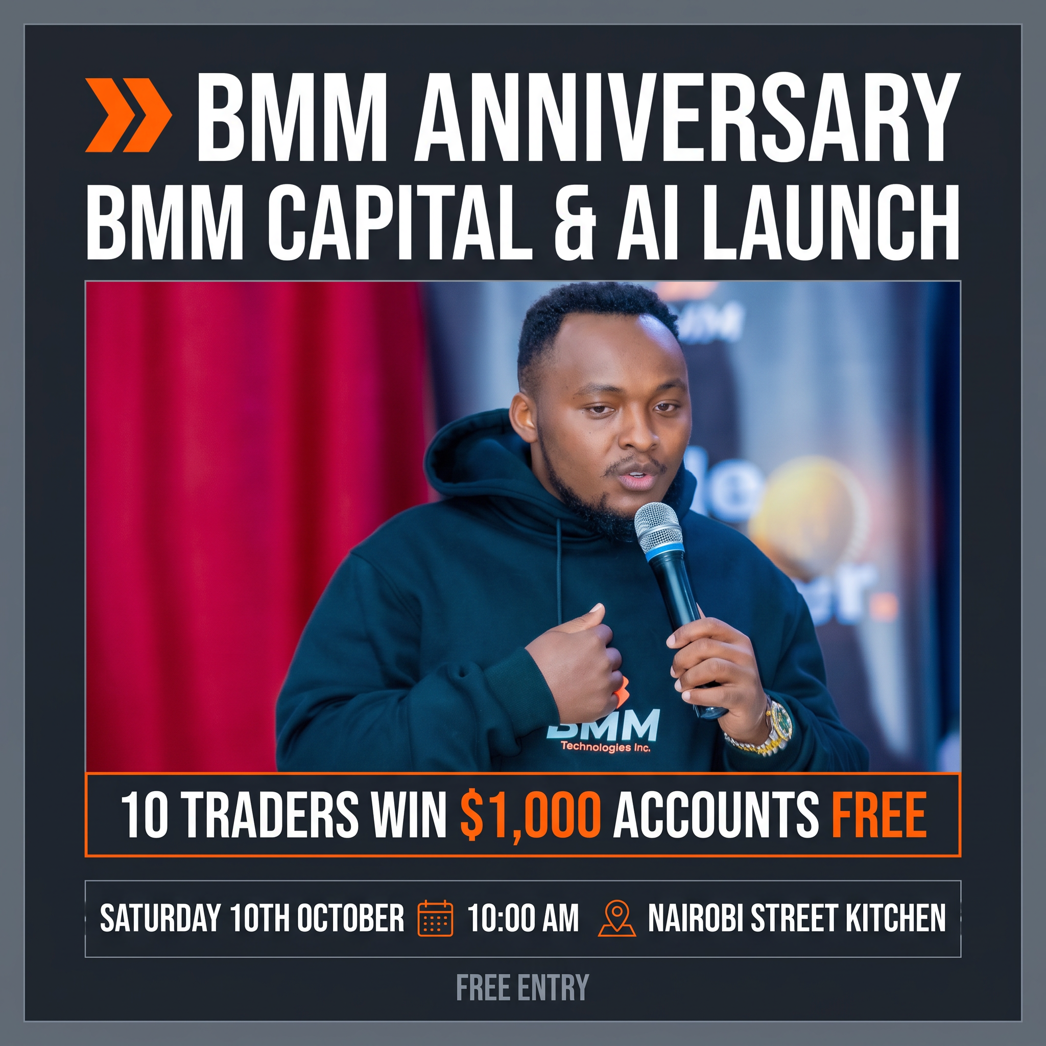 BMM Anniversary speaker poster