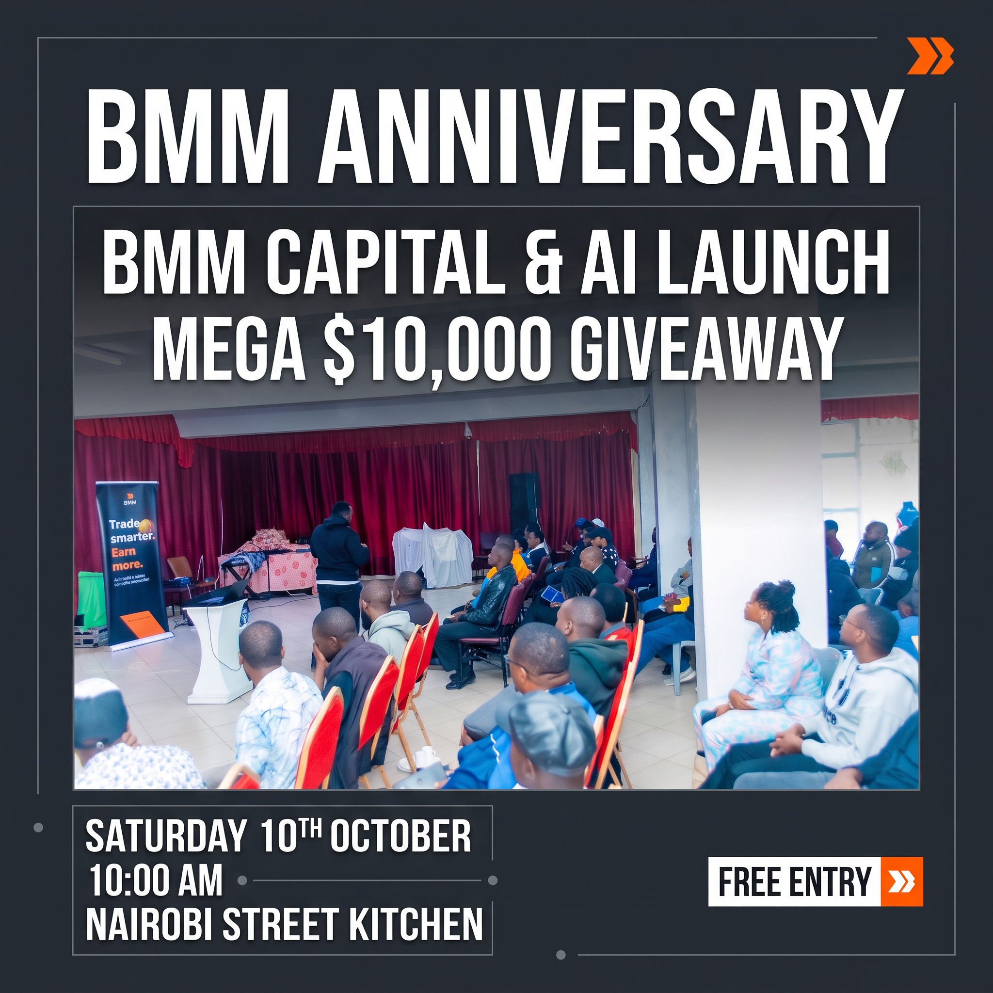 BMM Anniversary with the live BMM audience